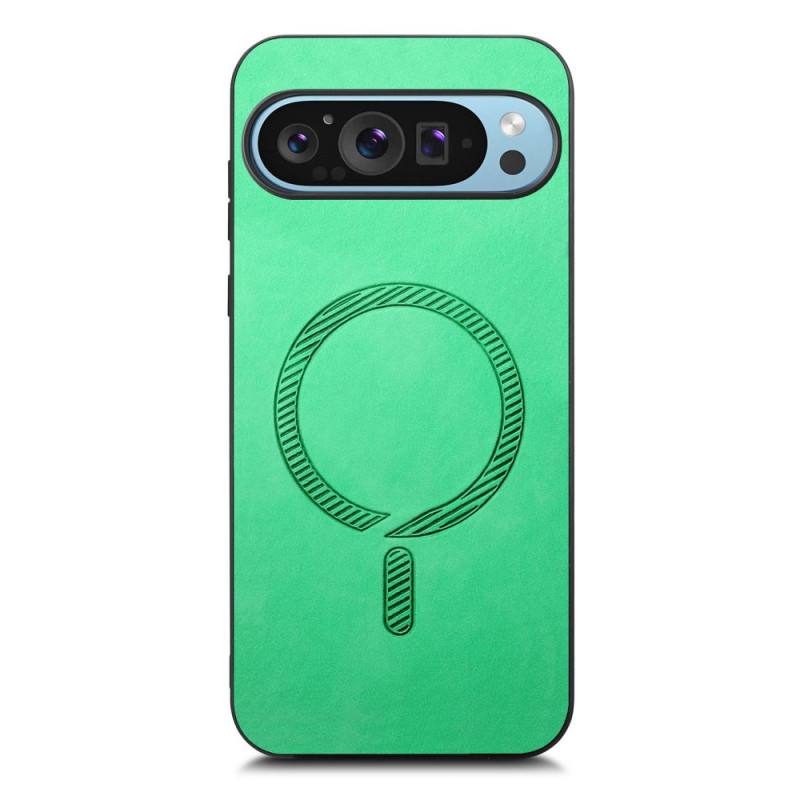 Funda Google Pixel 9 / Pixel 9 Pro Efecto Cuero Compatible con MagSafe