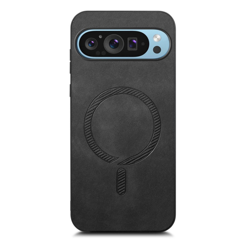 Funda Google Pixel 9 / Pixel 9 Pro Efecto Cuero Compatible con MagSafe