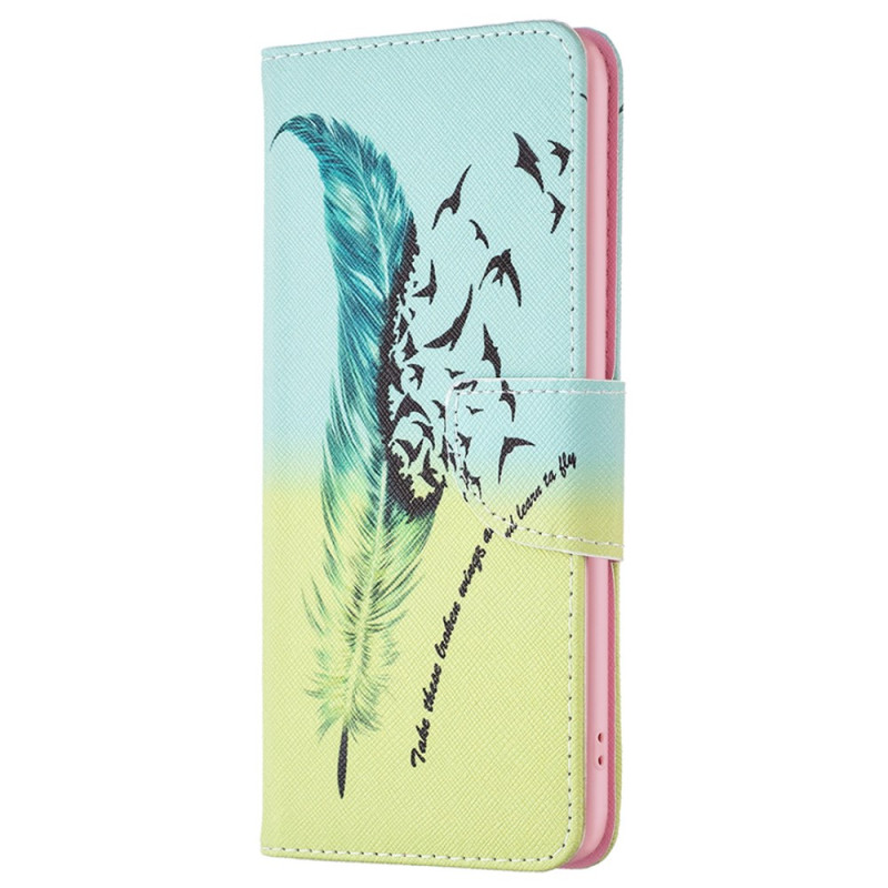 Samsung Galaxy A05 Funda Pluma y Pájaros