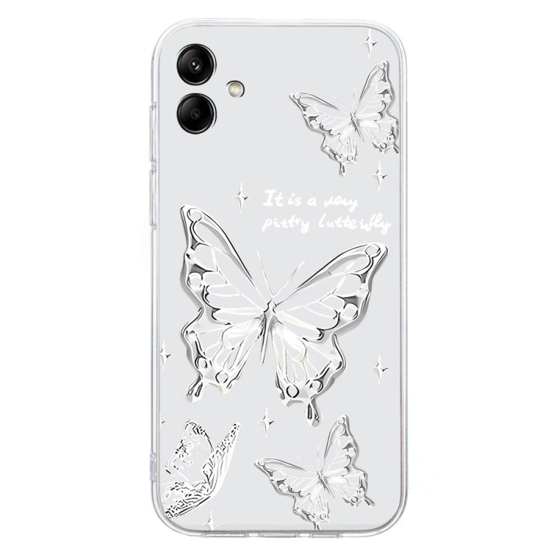 Samsung Galaxy A05 Funda Mariposas Doradas