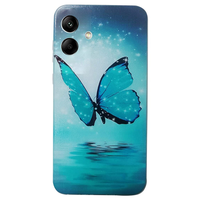 Samsung Galaxy A05 Funda Mariposa Azul