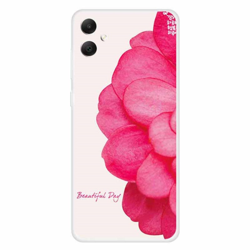 Samsung Galaxy A05 Funda Flor Rosa