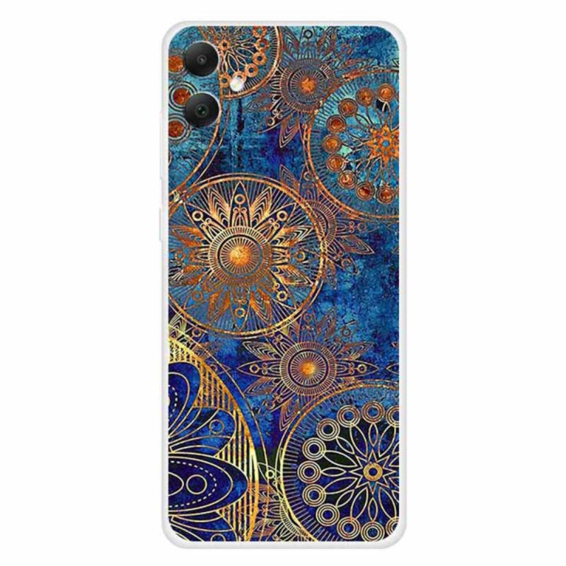 Samsung Galaxy A05 Funda Flores Doradas