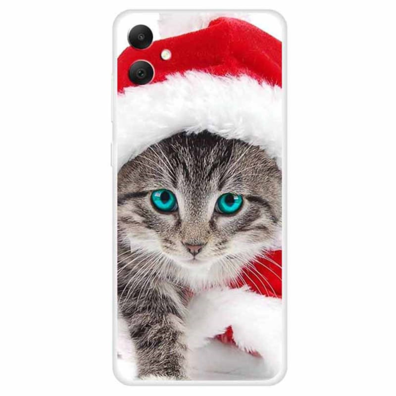 Samsung Galaxy A05 Funda Navidad Gato