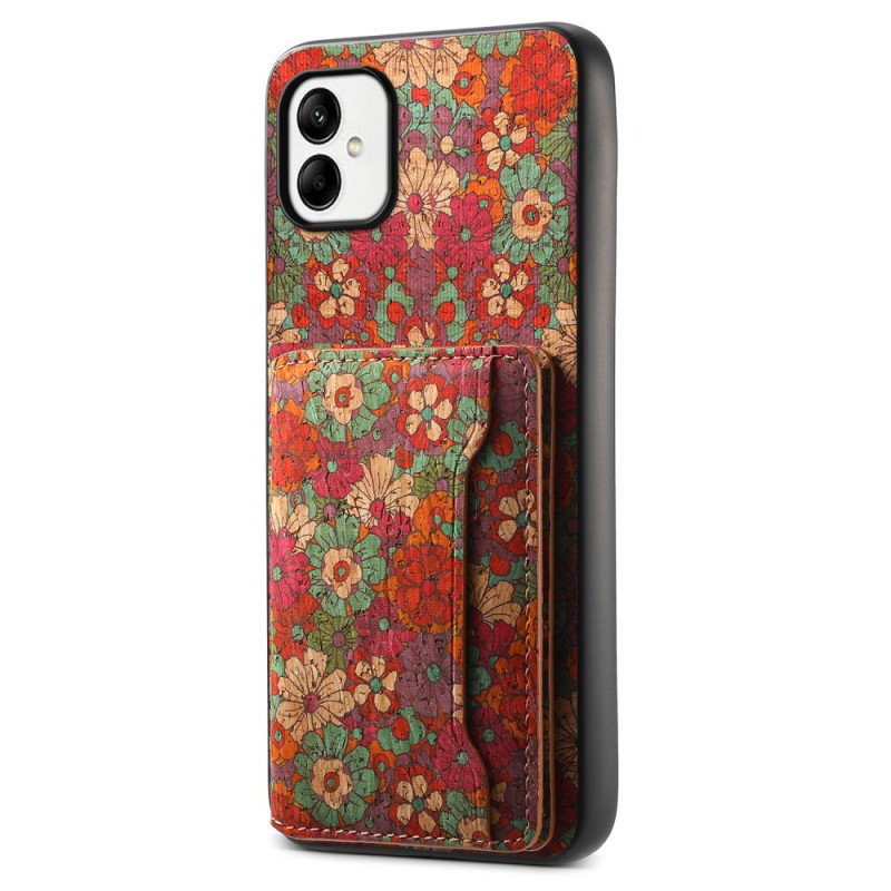 Samsung Galaxy A05 Funda de tarjeta con estampado floral