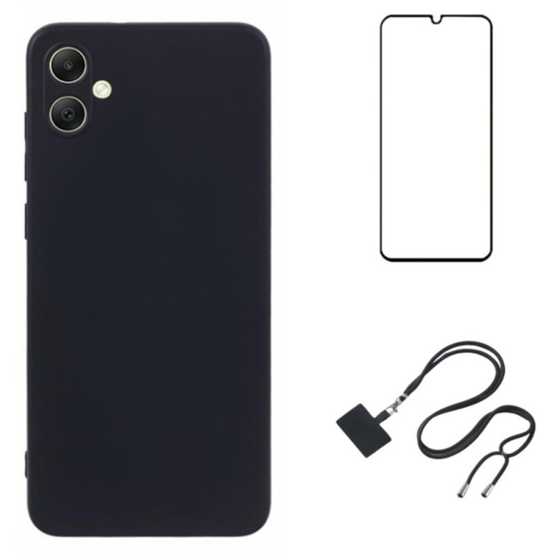 Funda Samsung Galaxy A05 Protector de pantalla y cordón WANLONFENG