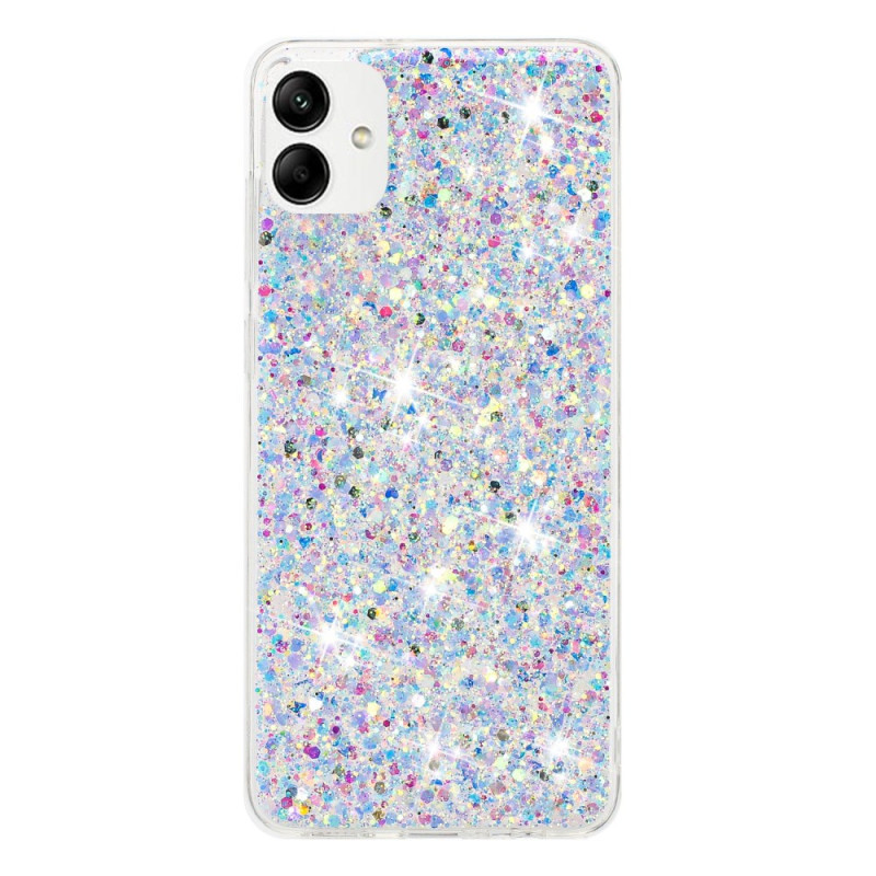 Samsung Galaxy A05 Funda Decoración Purpurina