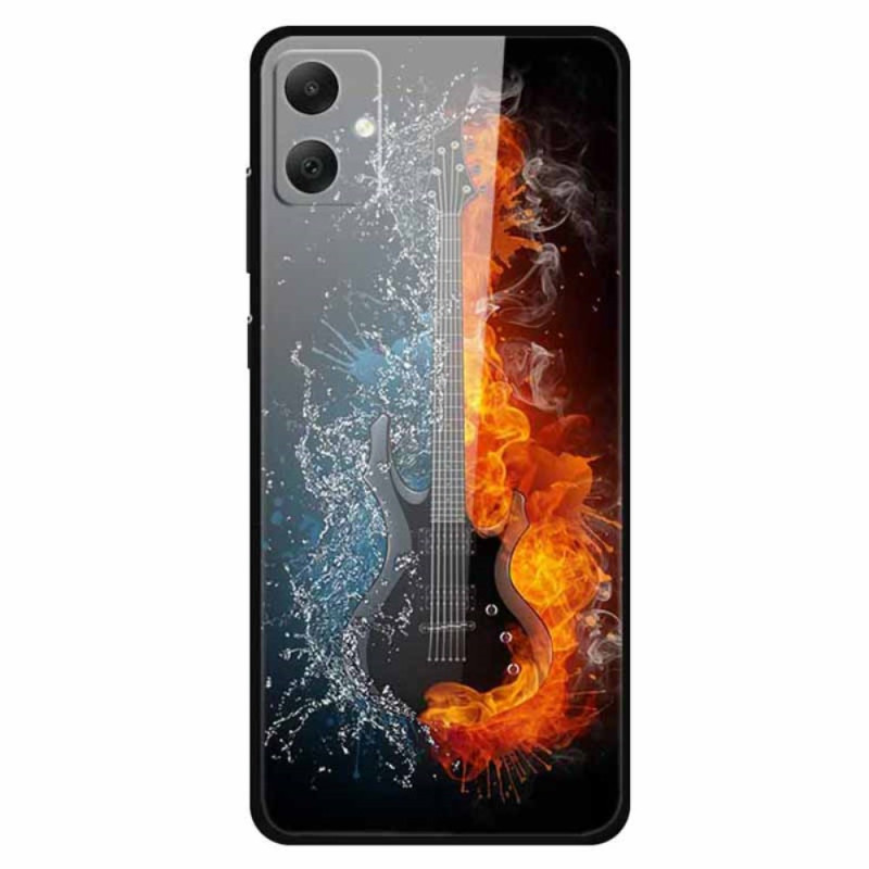 Samsung Galaxy A05 Funda
 de Vidrio Templado Guitarra Hielo y Fuego