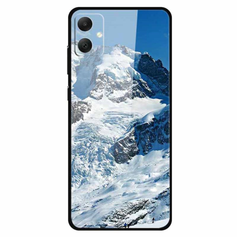 Samsung Galaxy A05 Funda de cristal templado Snowy Mountain