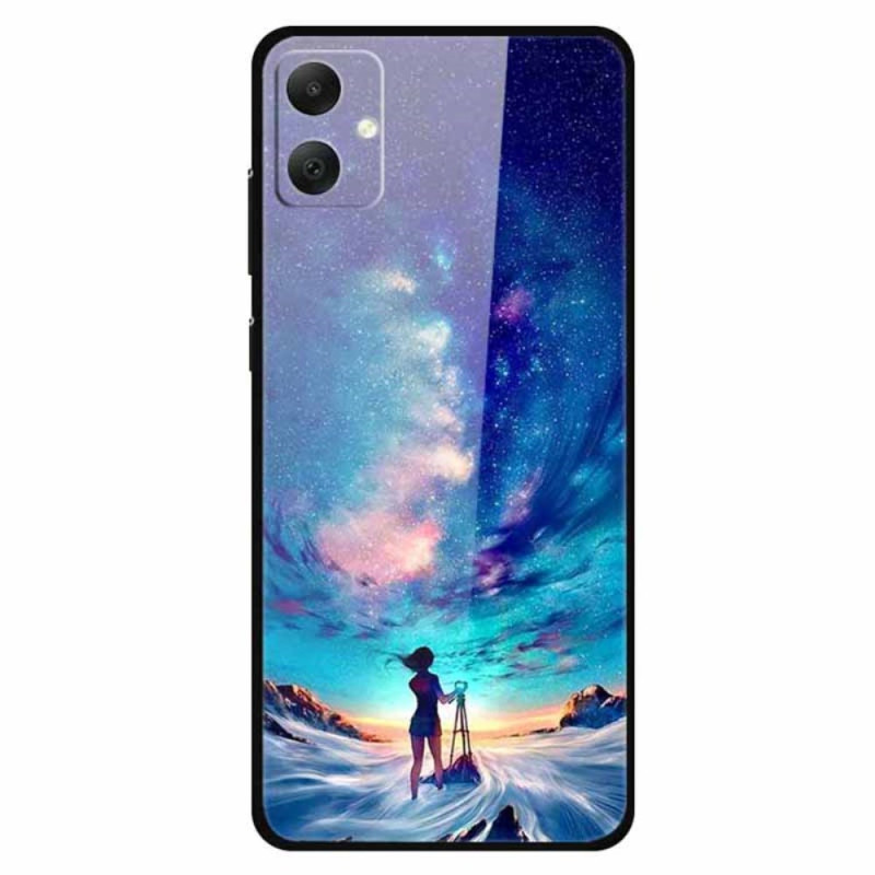 Samsung Galaxy A05 Tapa Dura Chica Astronomía