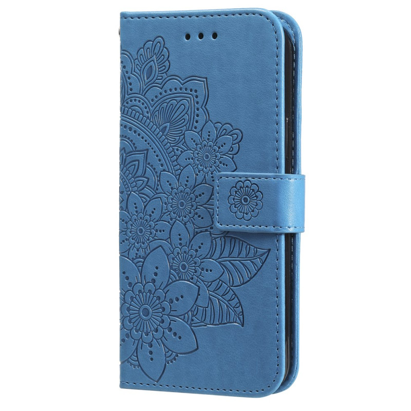 Funda Samsung Galaxy A05 estampado floral con colgante
