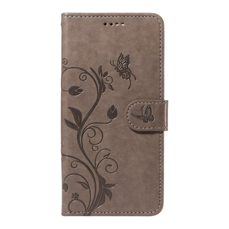 Housse Xiaomi Redmi 14C Motif Floral à Lanière