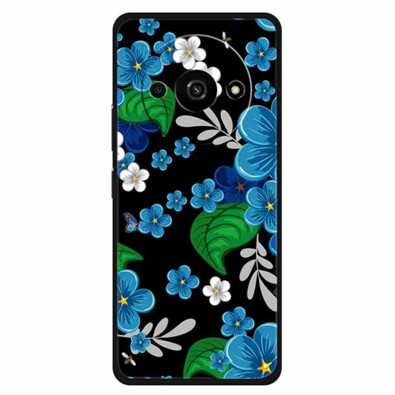 Coque Xiaomi Redmi A3 / Poco C61 Fleurs Bleues