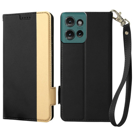 Funda y cordón bicolor...
