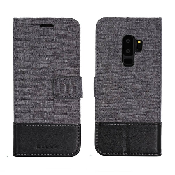 Funda Samsung Galaxy S9 Plus Muxma efecto tela y piel