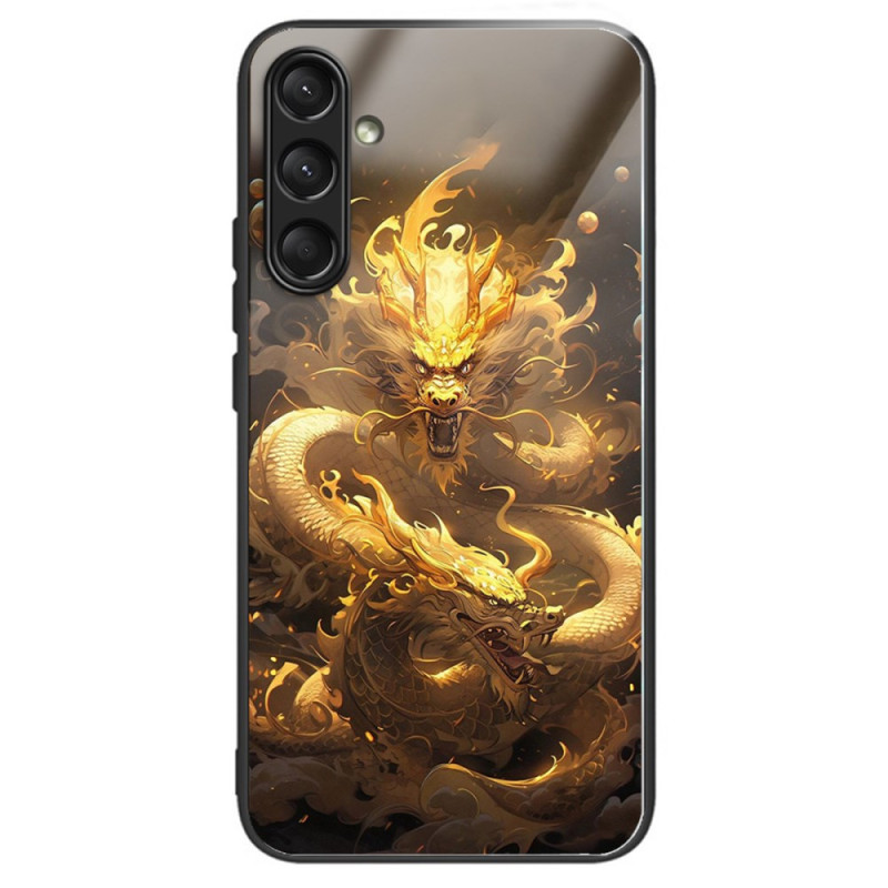 Coque Samsung Galaxy A16 Verre Trempé Dragon d'Or