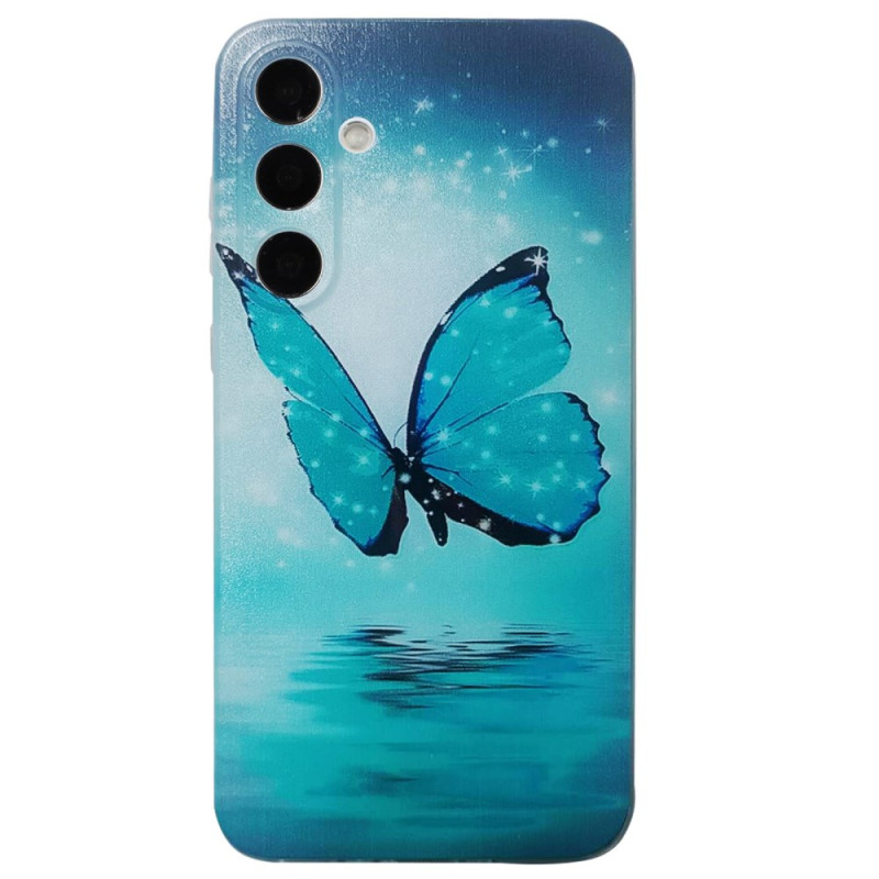 Samsung Galaxy A16 4G / 5G Funda Mariposa Azul