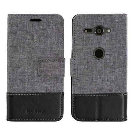 Funda Sony Xperia XZ2 Compact Efecto Tela y Cuero Muxma