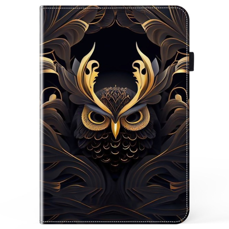 Funda iPad 10.9 (2022) Búho dorado