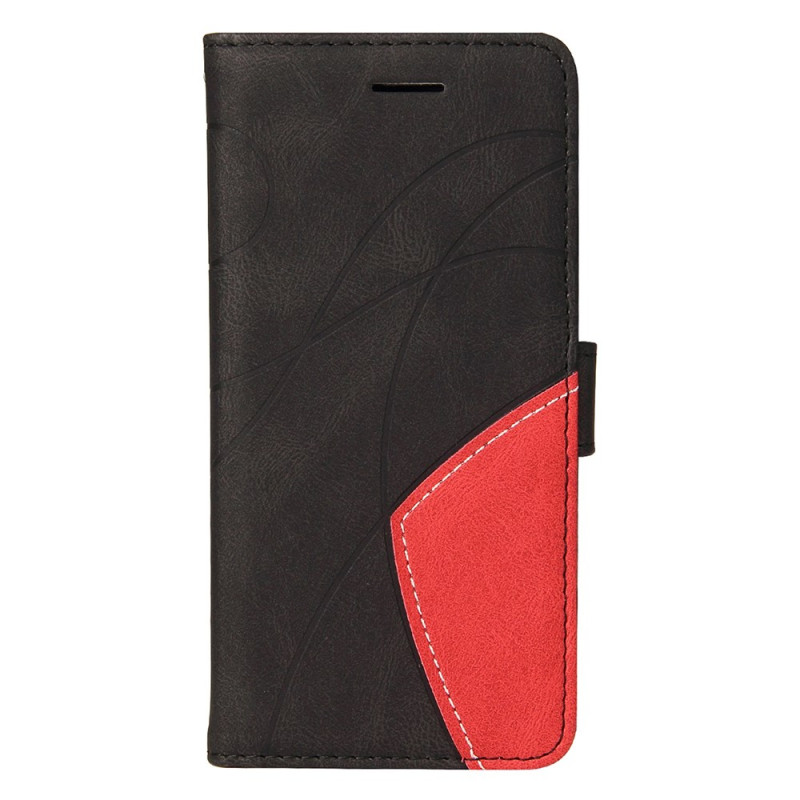 Xiaomi Redmi 13 4G / 13 5G Funda bicolor con líneas onduladas