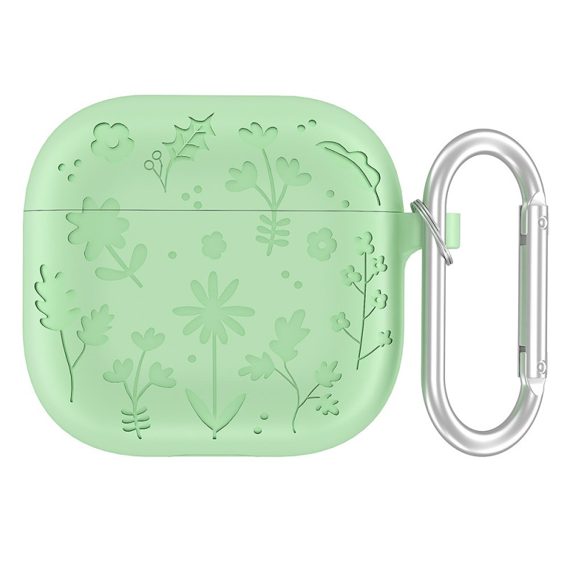 AirPods Pro Cover Patrón floral y mosquetón