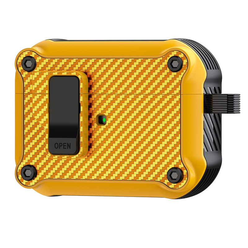 AirPods Pro 2 Funda de silicona con textura de fibra de carbono