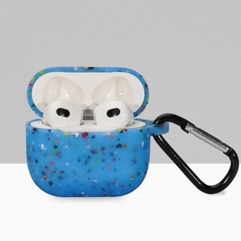 Apple Airpods 3 Estuche Estilo Floral con Mosquetón