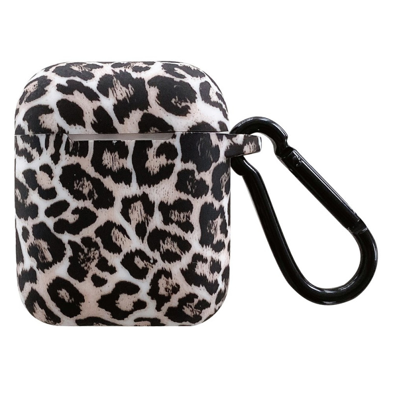 AirPods 2 / 1 Estuche estilo leopardo con hebilla