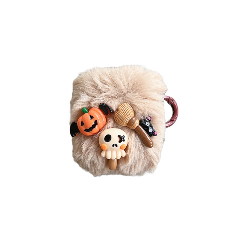 AirPods 2 / 1 Estuche Peluche Halloween Beige