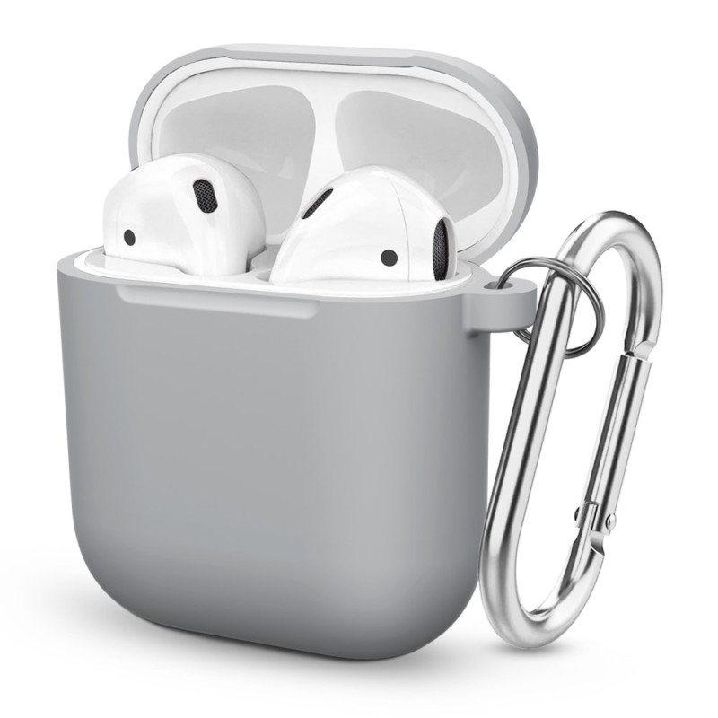 Apple AirPods Funda de silicona engrosada con mosquetón