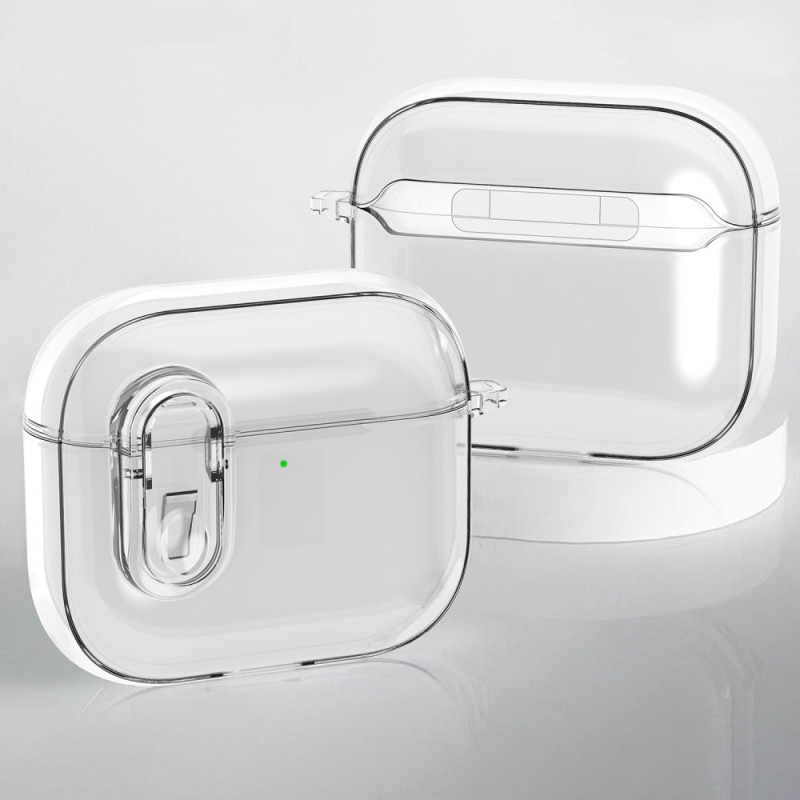 Estuche transparente para los AirPods 4 de Apple