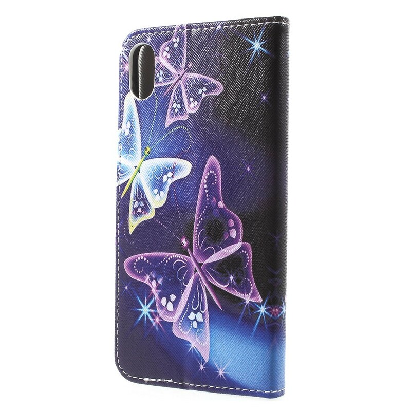 Funda iPhone XS Smart Butterfly Coloured