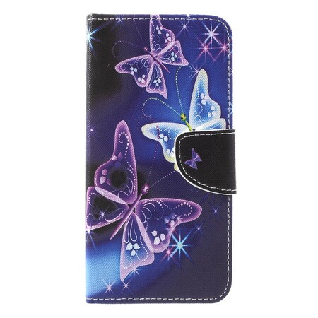Funda iPhone XS Smart Butterfly Coloured