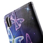 Funda iPhone XS Smart Butterfly Coloured