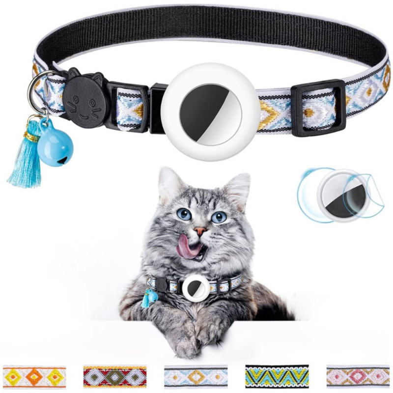 Collar GPS ajustable para gatos Funda
 AirTag