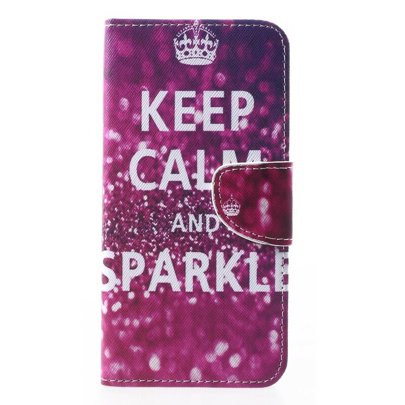 Funda para el iPhone XR Keep Calm and Sparkle