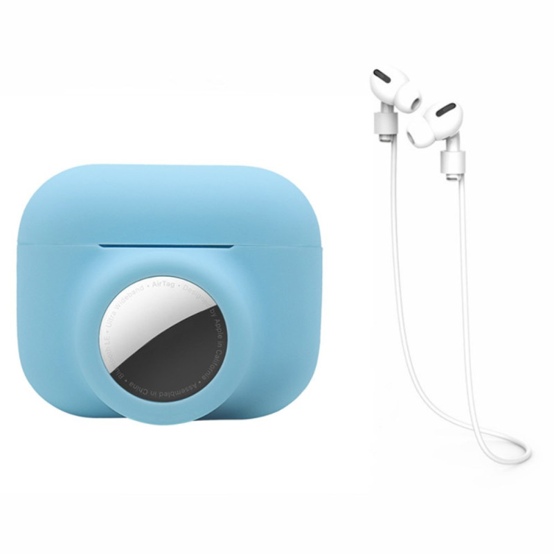 Estuche 2 en 1 para AirPods Pro y AirTag Silicona