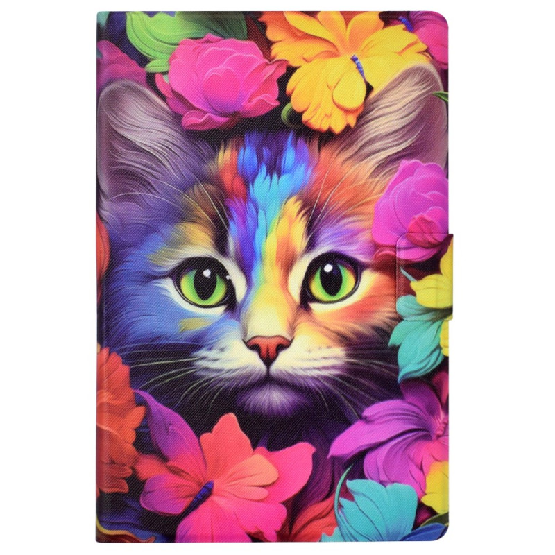 Funda iPad Mini 7 (2024) / Mini 6 (2021) Gato de colores