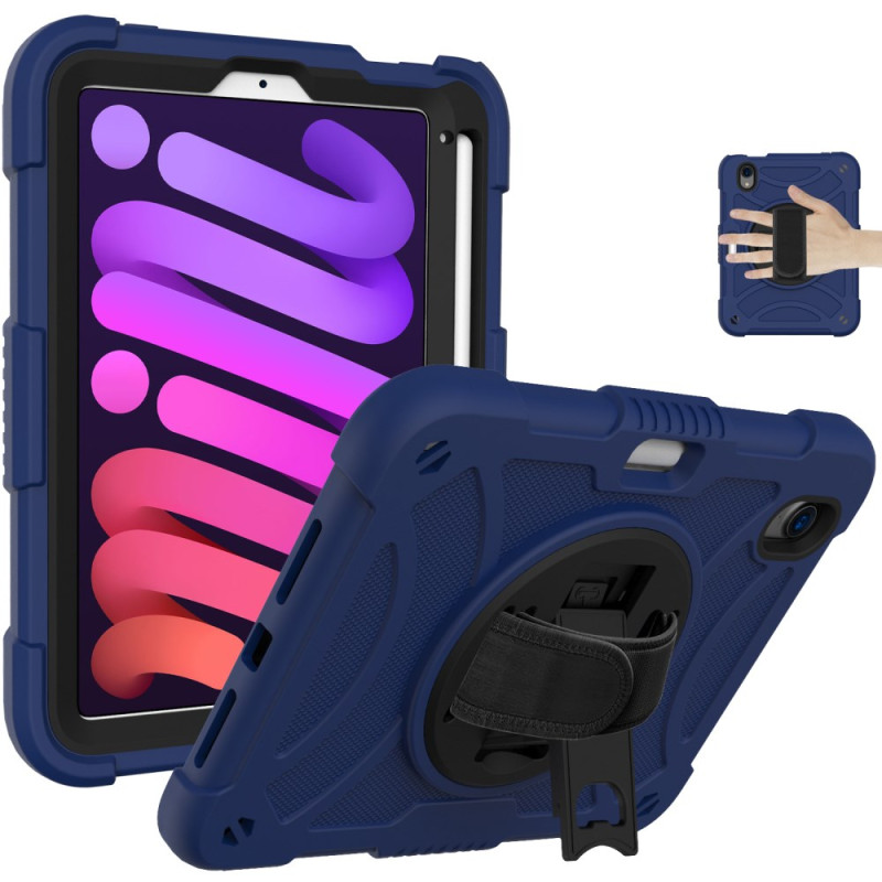 Funda iPad Mini 7 (2024) / Mini 6 (2021) Soporte giratorio y funda para lápiz