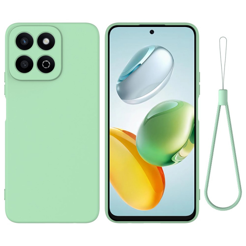 Funda de silicona con cordón para el Honor 200 Smart Liquid