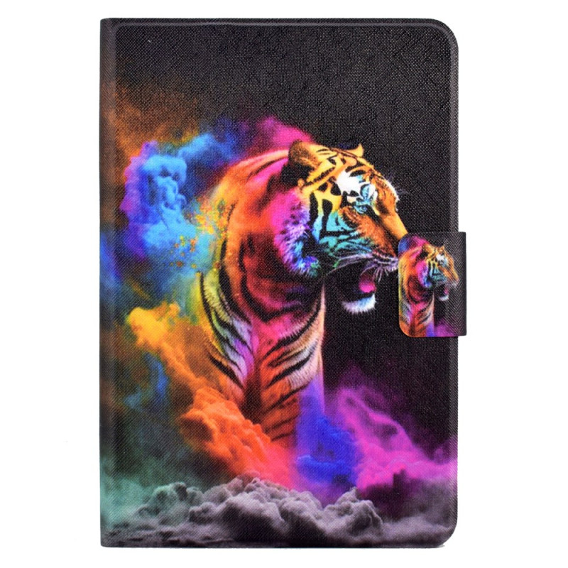 Funda para iPad Mini 5 (2019)/4/3/2/1 con diseño de tigre de colores