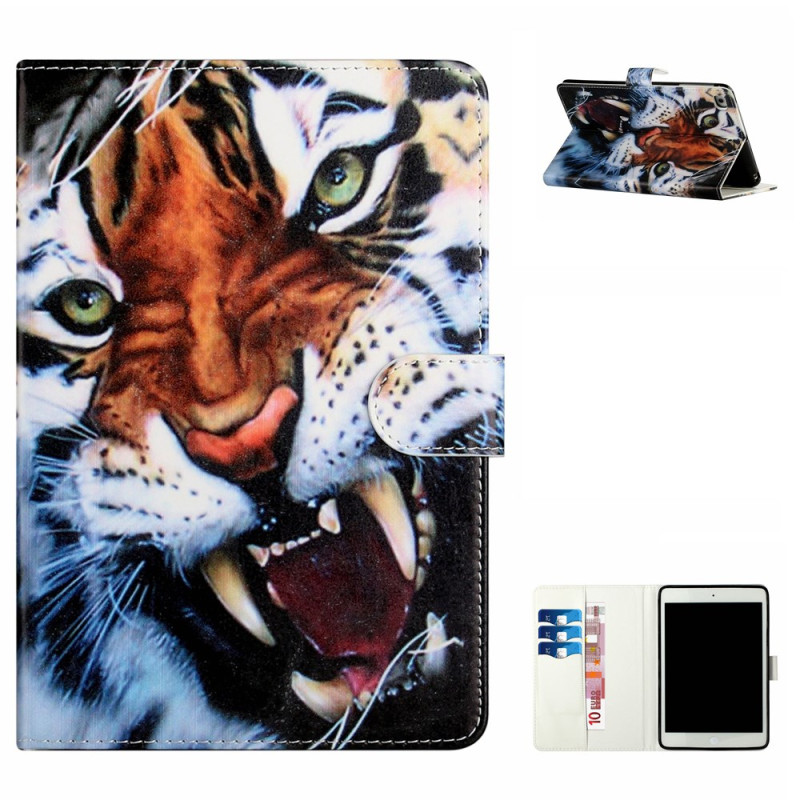 Funda con cara de tigre para iPad Mini 5 (2019)/4/3/2/1