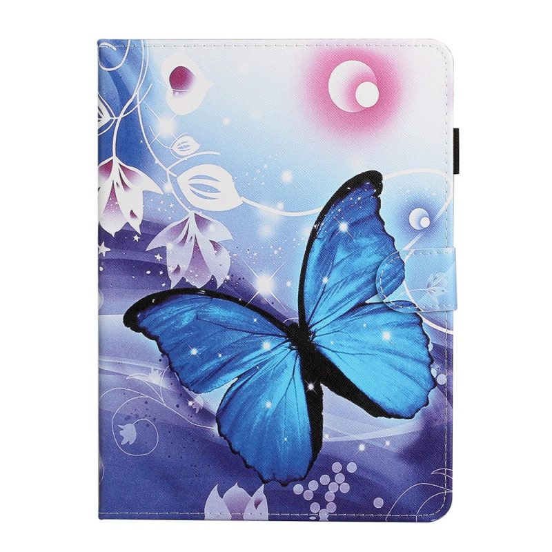 Funda iPad Mini 5 (2019)/4/3/2/1 mariposa azul mágica