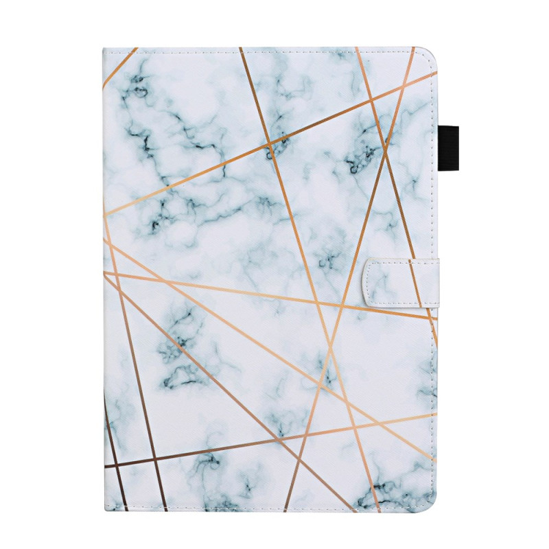 Funda de mármol blanca para iPad Mini 5 (2019)/4/3/2/1