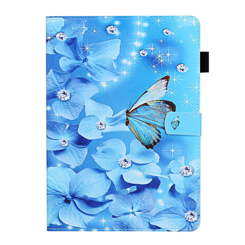 Funda de tonos azules para iPad Mini 5 (2019)/4/3/2/1