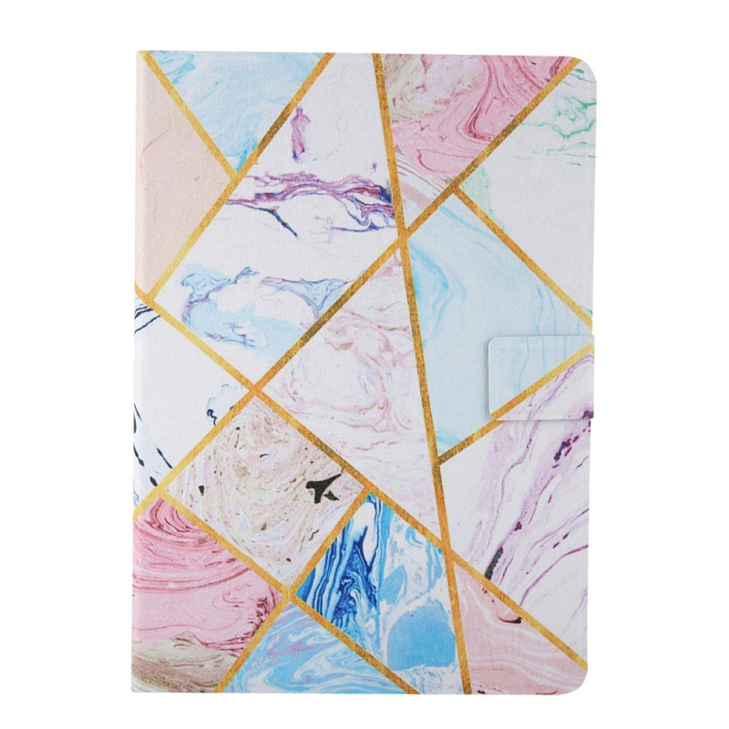 Funda para iPad Mini 5 (2019)/4/3/2/1 de mármol geométrica de colores