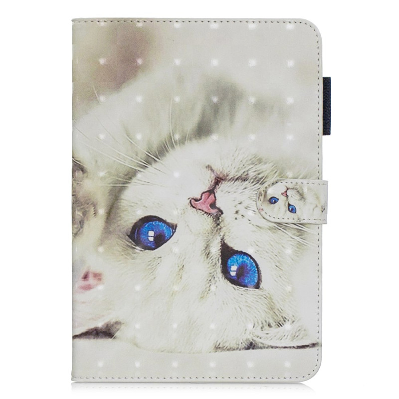 iPad Mini 5 (2019)/4/3/2/1 Funda Gato Blanco