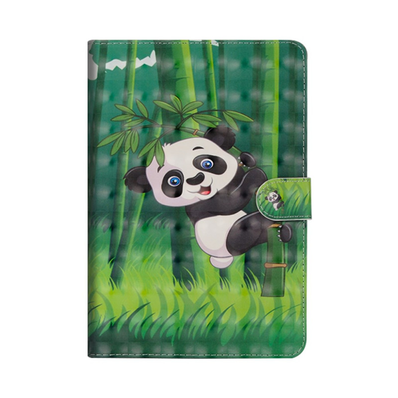 Elegante funda para iPad Mini 5 (2019) Panda y bambú.