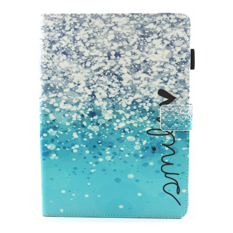 Funda azul con purpurina Smile para iPad Mini 5 (2019)/4/3/2/1