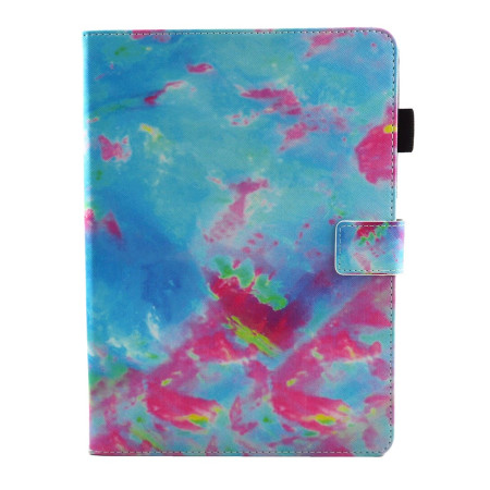 Funda de mármol rosa y azul...
